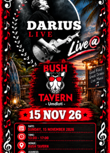 Darius Live at Bush Tavern 15 Nov