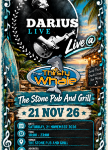 Darius Live at the Thirsty Whale 21 Nov