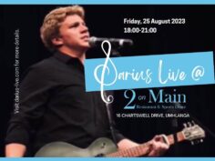 Darius Live @ 2 on Main 25 Aug 2023