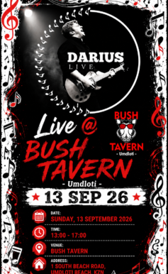 Darius live at the Bush Tavern, September 26, poster