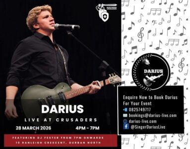Darius Singing Live @ Northwood Crusaders Sports Club 28 Mar 26