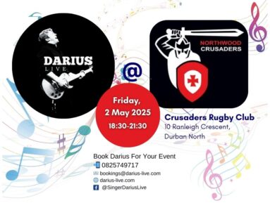 Darius Live @ Crusaders Rugby Club 2 May 2025