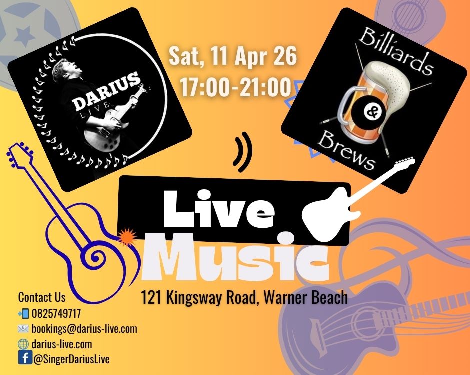Darius Live @ Billiards & Brews 11 Apr 26