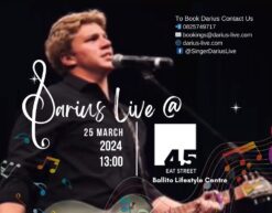 Darius Live at Eat Street25 March 2024