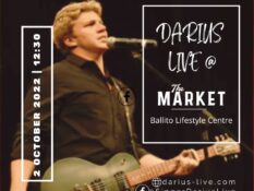 Darius Live - 2 October | 12:30 @ The Market, Ballito