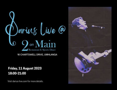 Darius Live at 2 on Main 11 August 2023
