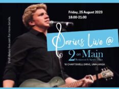 Darius Live @ 2 on Main 25 Aug 2023