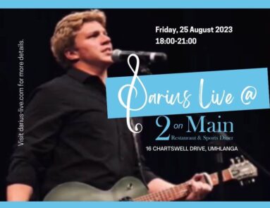 Darius Live @ 2 on Main 25 Aug 2023