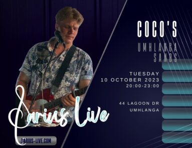 Darius Live @ Cocos 10 Oct