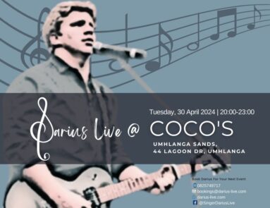 Darius Live @ Coco’s 30 April 2024