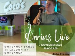 Darius Live @ Cocos 7 Nov 23