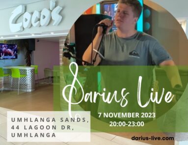 Darius Live @ Cocos 7 Nov 23