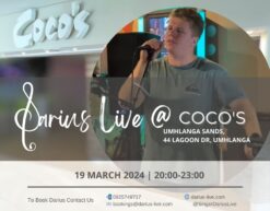 Darius Live @ Coco's | 19 March 2024