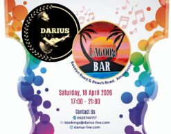 Poster for live gig: Darius Live @ Lagoon Bar on 18 April 2026