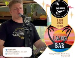 Darius Live @ Lagoon Bar 4 Oct 2025