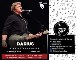 Darius Singing Live @ Northwood Crusaders Sports Club 28 Mar 26