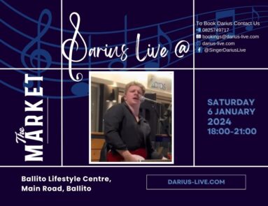 Darius Live @ The Market 6 Jan 24