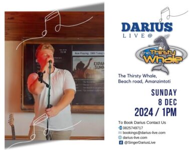 Darius Live @ Thirsty Whale 17 Nov 24