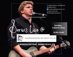 Darius Live @ Warnerdoone Skiboat Club 3 March 2024