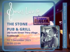 Darius Live @The Stone Pub & Grill 1 Dec