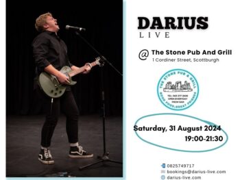 Darius Live @The Stone Pub & Grill Saturday 31 August