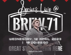Darius Live @ Brew 71 | 12 Apr 23