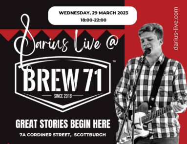 Darius Live @ Brew 71 on 29 Mar 23