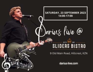 Darius Live Sliders Bistro 23 Sep