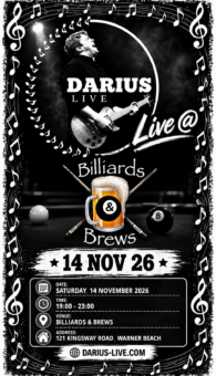 Darius Live at Billiards & Brews 14 Nov 26