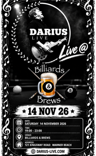 Darius Live at Billiards & Brews 14 Nov 26