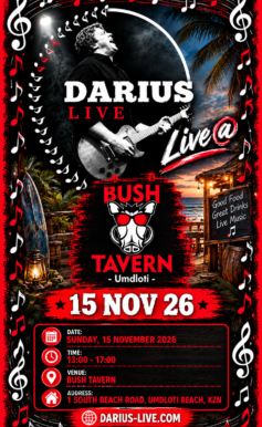 Darius Live at Bush Tavern 15 Nov