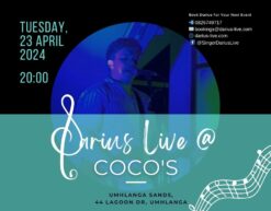 Darius Live at Coco's 23 April 2024