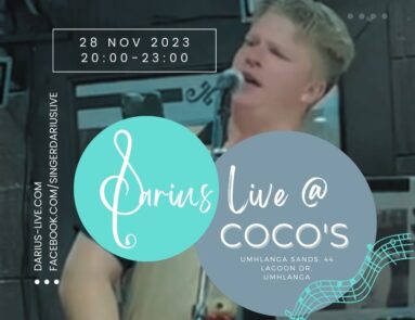 Darius Live at Coco's 28 Nov 2023