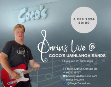 Darius Live at Coco's Umhlanga Sands 6 Feb 2024