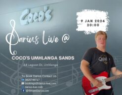 Darius Live at Coco's Umhlanga Sands 9 January 2024