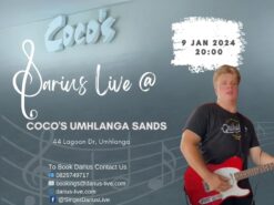 Darius Live at Coco's Umhlanga Sands 9 January 2024