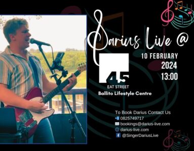 Darius Live at Eat Street 10 Feb 2024