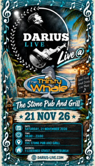 Darius Live at the Thirsty Whale 21 Nov