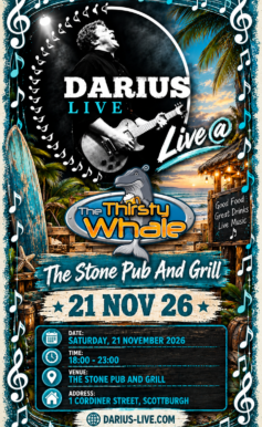 Darius Live at the Thirsty Whale 21 Nov