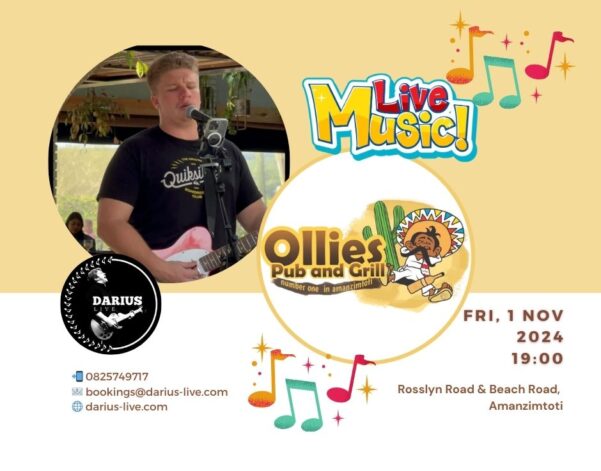 Darius Live@Ollies Fri, 1 nov 2024