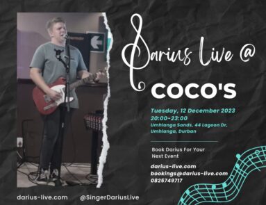 Darius live at Cocos 12 Dec