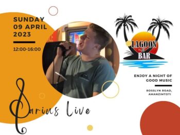 Darius Live at Lagoon Bar Sunday 09 April 2023