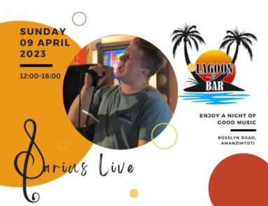 Darius Live at Lagoon Bar Sunday 09 April 2023