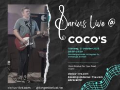 darius live at cocos 31 Oct